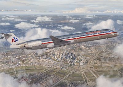 American Airlines MD80