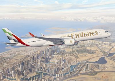 Emirates A350 Dubai Belle